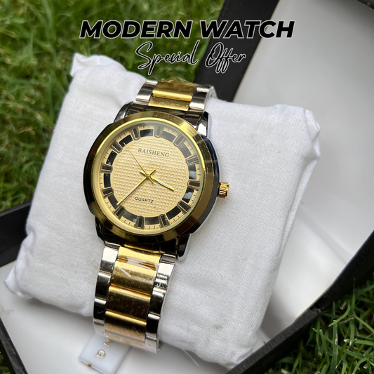 BAISHENG: Men's Luxury Watch (GOLDEN) ⌚️
